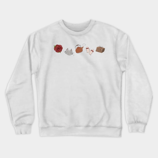 My Favorite Things Crewneck Sweatshirt by sixhours